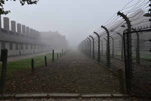 ogrodzenie w obozie Auschwitz