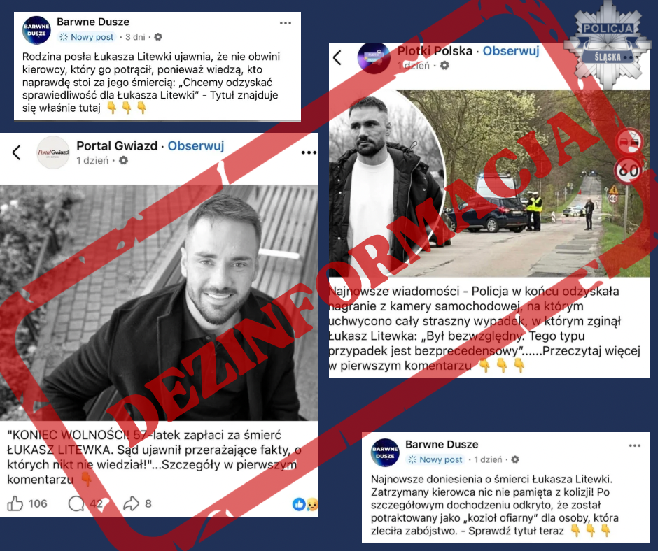 Stop dezinformacji w sprawie wypadku posła