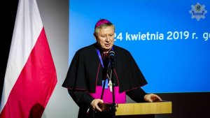 Ks. dr Wiesław Szlachetka Biskup Pomocniczym Archidiecezji Gdańskiej - w trakcie przemówienia