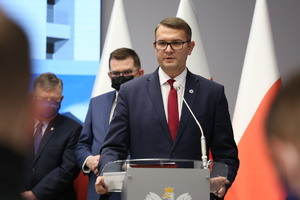 przemawia burmistrz Myślenic Jarosław Szlachetka