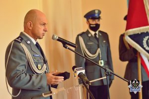 Przemówienie Zastępcy Komendanta Wojewódzkiego Policji we Wrocławiu