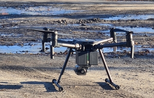 dron gotowy do startu