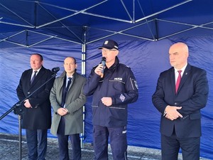 Komendant Wojewódzki Policji we Wrocławiu i zaproszenie goście