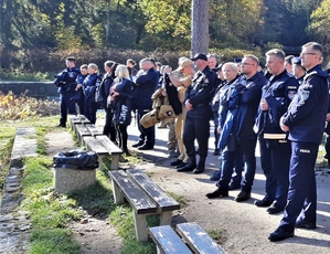policjanci i obserwatorzy podczas ćwiczeń dowódczo sztabowych w Karpaczu
