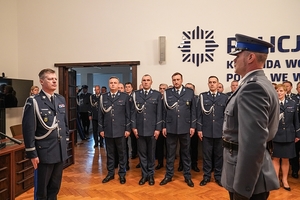 złożenie meldunku prowadzącego Komendantowi Wojewódzkiemu Policji we Wrocławiu