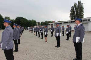 Nowo mianowani oficerowie policji na Dolnym Śląsku.