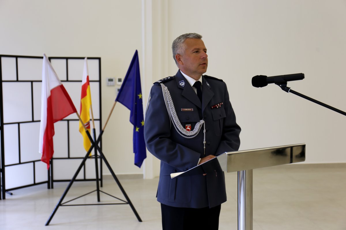 Komendant Wojewódzki Policji w Lublinie inspektor Artur Bielecki