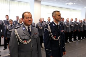 Komendant KWP w Lublinie wspólnie ze swoim zastępcą