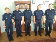 spotkanie policjantów z Komendantem Miejskim Policji
