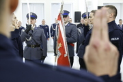 Policjanci ślubują na Sztandar Komendy Wojewódzkiej Policji w Lublinie