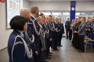 Policjanci na odprawie