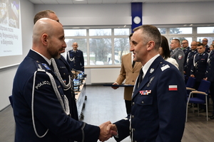 Policjanci na odprawie