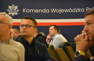 osoby uczestniczące w warsztatach w sali im. Ludwikowskiego w KWP w Opolu