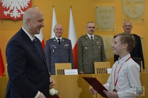 Odprawa służb garnizonu opolskiego z Ministrem Spraw Wewnętrznych i Administracji