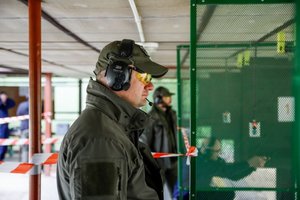 policjanci podczas zmagań