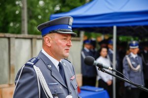 Komendant Wojewódzki Policji w Kielcach insp. Paweł Dzierżak