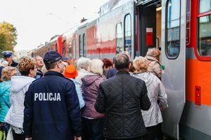 „Pociąg do bezpieczeństwa” wyruszył z Kielc do Sandomierza