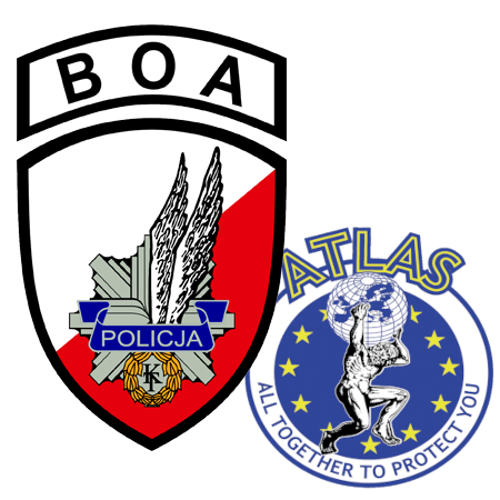 Logo CPKP BOA i Grupy ATLAS